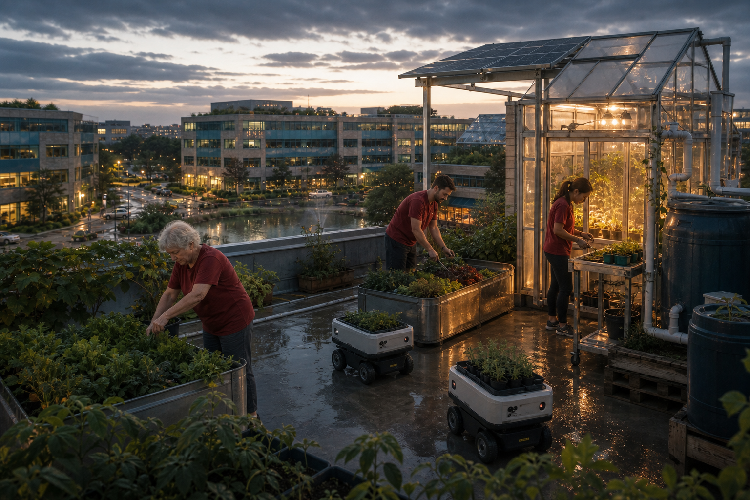 The rooftop food experiment